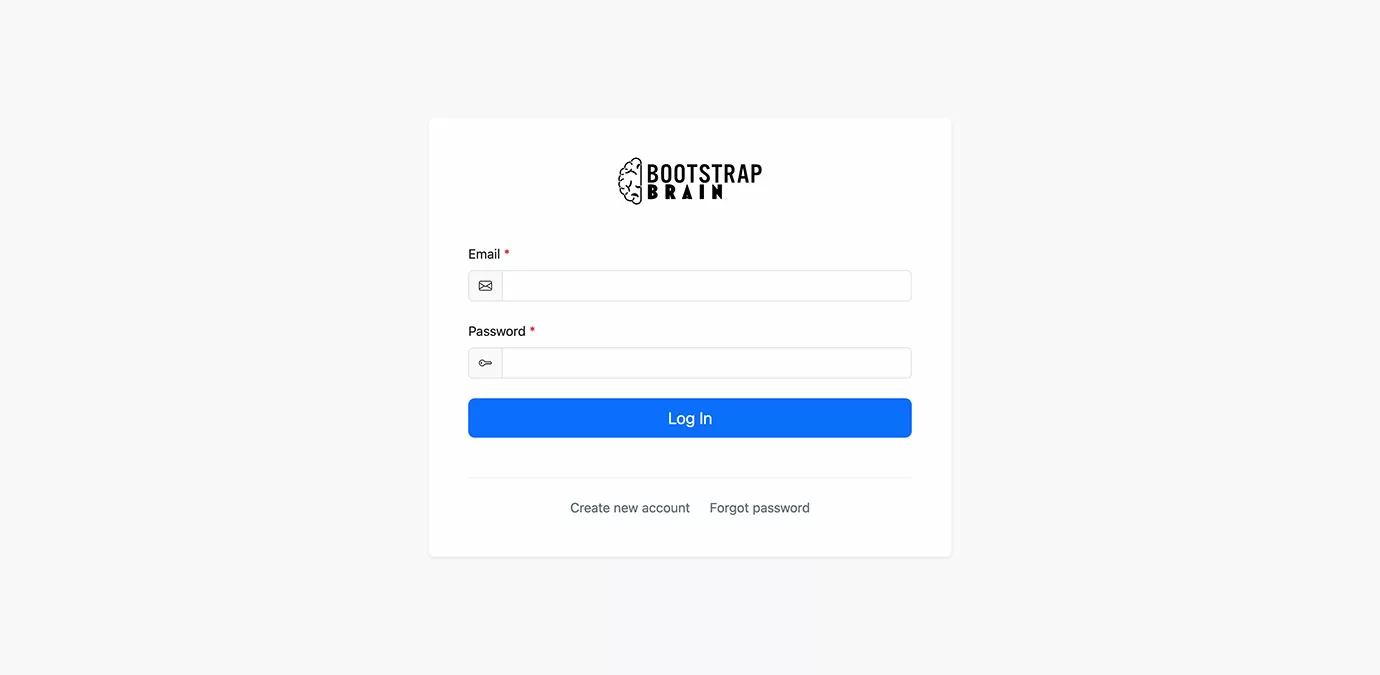 Bootstrap 5 Login Form with Company Logo