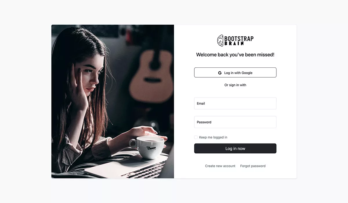 Bootstrap 5 Responsive Login Page Template Free Download